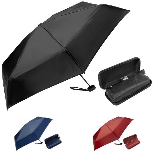 handmatige mini r-pet paraplu fractus met hardcase