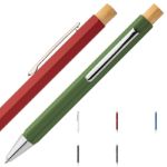 zeshoekige ralu balpen hexalin met bamboeknop