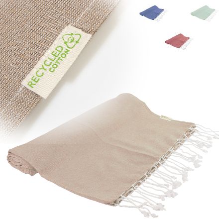 recycled katoenen pareo strandlaken aruba