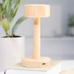 bamboe tafellamp lumboo met 24 led's lichtmodi