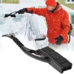 sneeuwborstel met ijskrabber van rpet kunststof