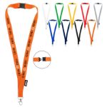 r-pet lanyard verkrijgbaar verschillende kleuren