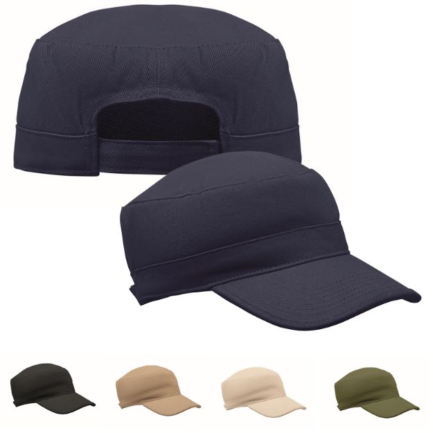 militaire pet 260 g/m2 met zweetband