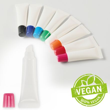 vegan lippencrème in tube spf10 met vanillesmaak