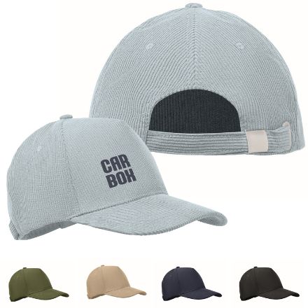 5 panelen corduroy baseballcap 220 g/m2