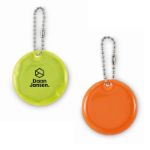 ronde reflecterende hanger diameter 5 cm