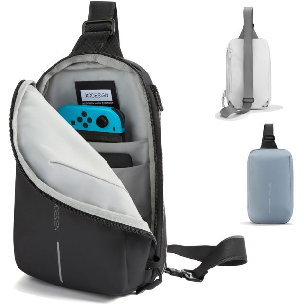 urban waterbestendig sling bag verticale crossbody