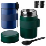 roestvrijstalen dubbelwandige lunchpot niko