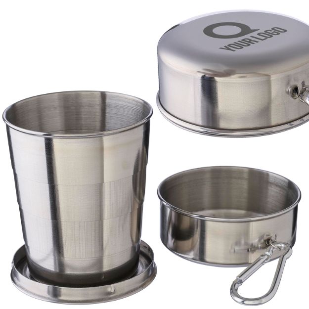 roestvrijstalen opvouwbare beker annette