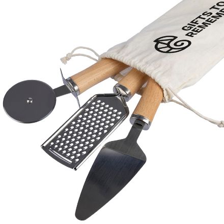 metalen en houten keukengereedschapset sylvan