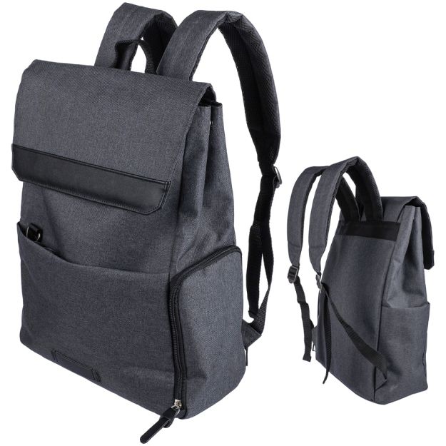 600d polyester canvas 15 inch laptop rugzak dennis