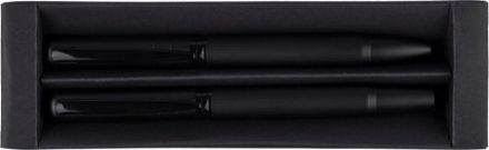 set van metalen en ecobrass pen en rollerpen adel