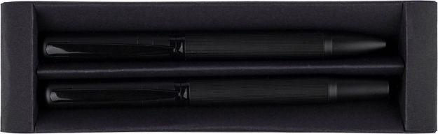 set van metalen en ecobrass pen en rollerpen adel