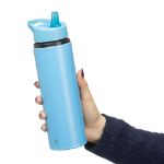 gerecycleerde rvs drinkfles 500 ml zeno drinktuit