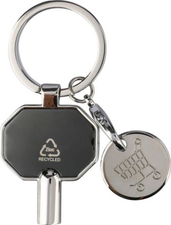 recyclede zinklegering ontluchting sleutelhanger