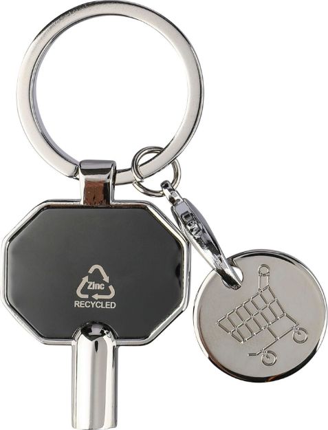 recyclede zinklegering ontluchting sleutelhanger