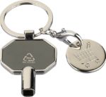 recyclede zinklegering ontluchting sleutelhanger