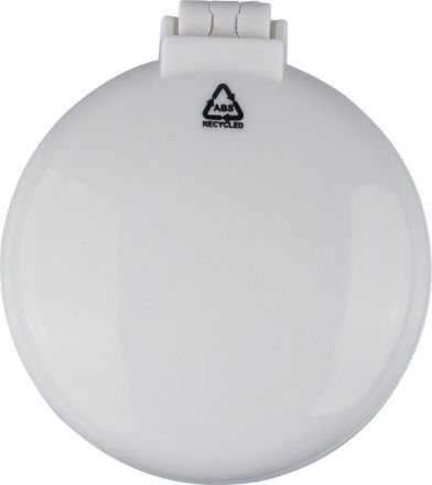 opvouwbare gerecyclede abs haarborstel met spiegel