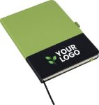 r-pet notitieboek a5 yuna met laserbaar pu voorvak