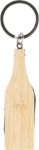 bamboe rvs multitool sleutelhanger flesvormig