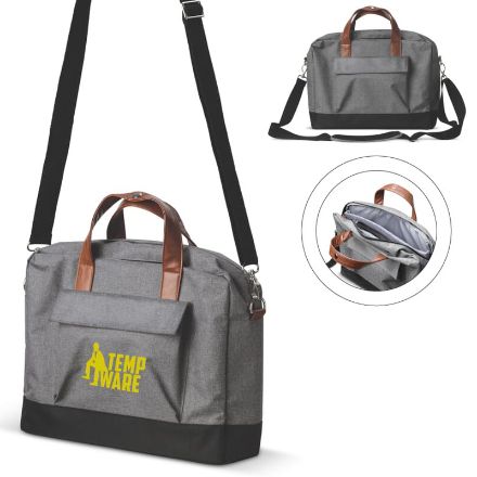 polyester laptoptas met schouderriem brixton