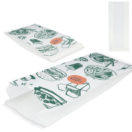 papieren zak 50g/m2 14 x 6 x 27cm