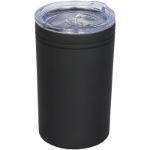 vacuum geisoleerde beker en koeler 330 ml - zwart