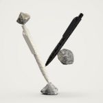 bio-stone eco pen blauwschrijvend