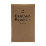 bamboo key circle sleutelhanger
