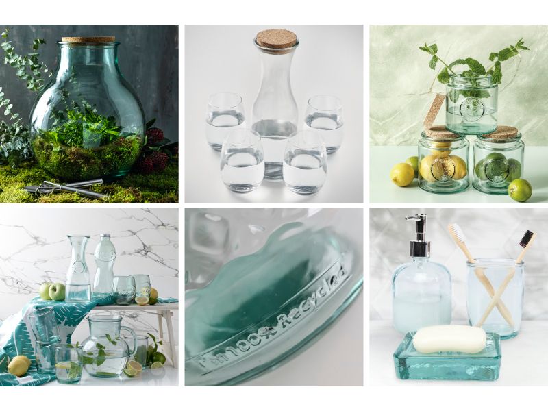 100% gerecycled glas