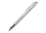 balpen atlas transparant metal tip - wit