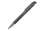 balpen atlas transparant metal tip - zwart