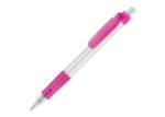 balpen vegetal pen clear transparant - roze
