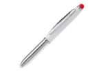 balpen shine stylus metaal - rood