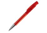 balpen avalon metal transparant - rood