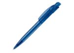 balpen cube transparant - blauw