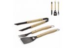 barbecue gereedschapsset hout
