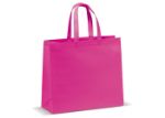 draagtas gelamineerd non-woven groot 105g/m2 - roze