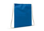rugzak katoen oeko-tex® 140g/m2 35 x 45cm - blauw