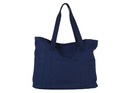 tas gerecycled canvas 310g/m2 42x13x43cm - marine