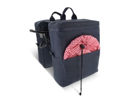 dubbele fietstas r-pet 22 liter
