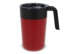 dubbelwandige koffiebeker 400 ml - bordeaux