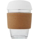 borosilicaat glazen beker van 360 ml met kurk