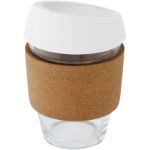 borosilicaat glazen beker van 360 ml met kurk