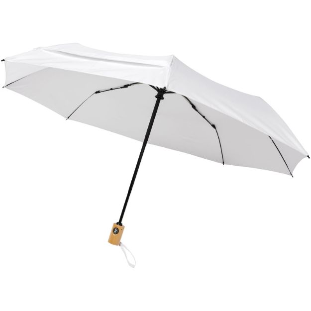 bo 21 inch opvouwbare automatische rpet paraplu
