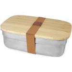 tite rvs lunchtrommel met bamboe deksel