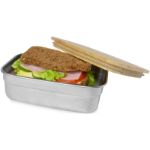 tite rvs lunchtrommel met bamboe deksel
