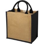 jute cadeautas - zwart