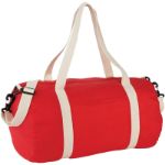 katoenen duffeltas - rood