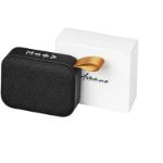 fashion bluetooth®-speaker van stof - zwart